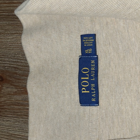 POLO RALPH LAUREN Men's Quarter-Zip Pullover Size XLarge In Excellent Condition - Picture 3 of 4